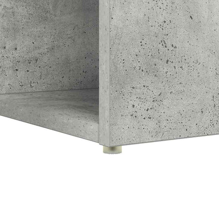 Skrivbord Betonggrå 108 x 55 x 103.5 cm Konstruerat trä