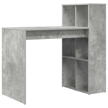 Skrivbord Betonggrå 108 x 55 x 103.5 cm Konstruerat trä