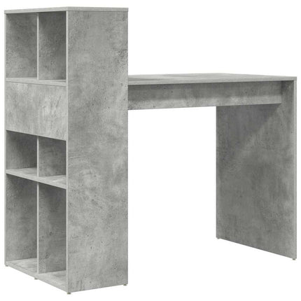 Skrivbord Betonggrå 108 x 55 x 103.5 cm Konstruerat trä