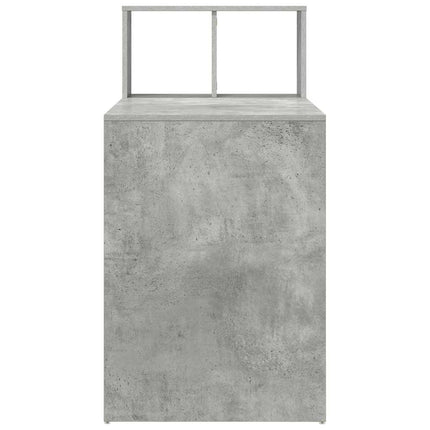 Skrivbord Betonggrå 108 x 55 x 103.5 cm Konstruerat trä
