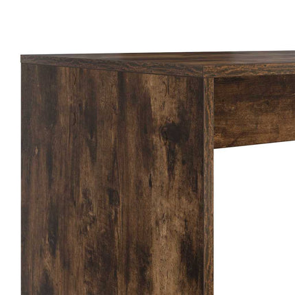 Skrivbord med hylla Rökt ek 108 x 55 x 103.5 cm Konstruerat trä