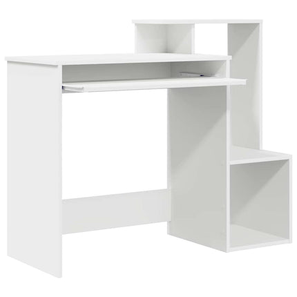Skrivbord Vit Konstruerat trä 106 x 41 x 88.5 cm