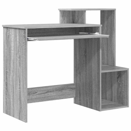 Skrivbord Grå Sonoma Konstruerat trä 106 x 41 x 88.5 cm