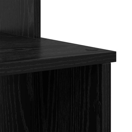 Skrivbord Svart Ek 120,5 x 44 x 88,5 cm Konstruerat trä