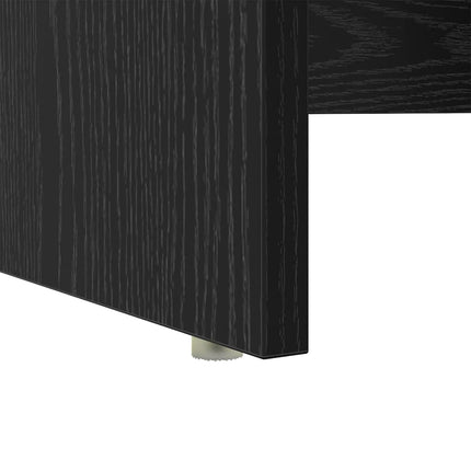 Skrivbord Svart Ek 120,5 x 44 x 88,5 cm Konstruerat trä