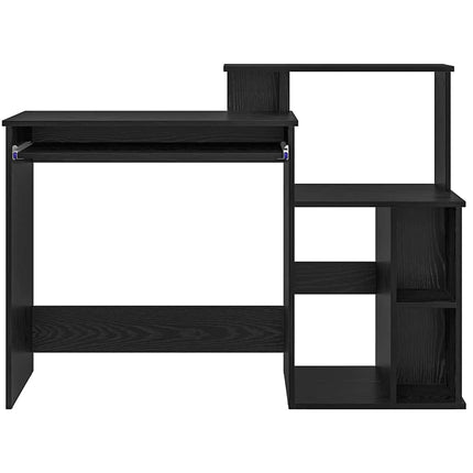 Skrivbord Svart Ek 120,5 x 44 x 88,5 cm Konstruerat trä
