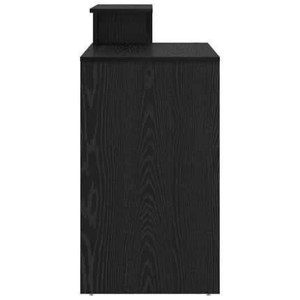 Skrivbord Svart Ek 120,5 x 44 x 88,5 cm Konstruerat trä