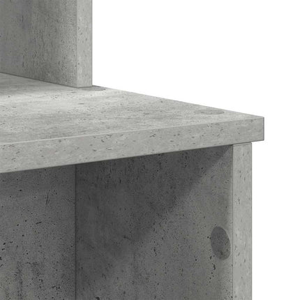Skrivbord Betonggrå Konstruerat trä 120,5 x 44 x 88,5 cm