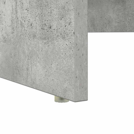 Skrivbord Betonggrå 120,5 x 44 x 88,5 cm Konstruerat trä