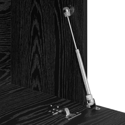 Skrivbord Svart Ek 71.5 x 31.5 x 106.5 cm Konstruerat trä