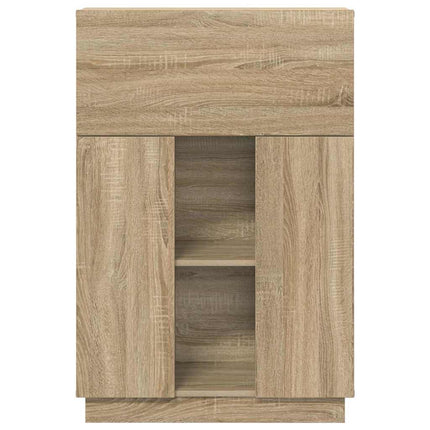 Skrivbord Sonoma-ek 71.5 x 31.5 x 106.5 cm Konstruerat trä