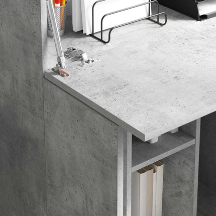 Skrivbord Betonggrå 71.5 x 31.5 x 106.5 cm Konstruerat trä