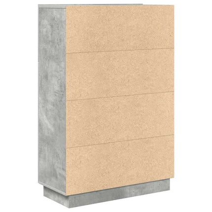 Skrivbord Betonggrå 71.5 x 31.5 x 106.5 cm Konstruerat trä