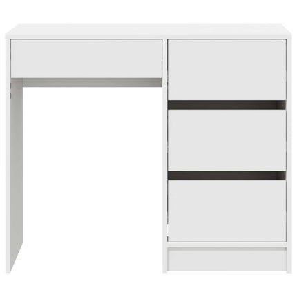 Skrivbord Vit Konstruerat trä 90 x 37.5 x 75 cm
