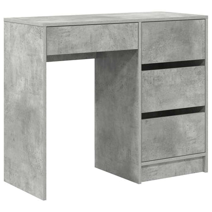 Skrivbord Betonggrå Konstruerat trä 90 x 37.5 x 75 cm