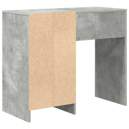Skrivbord Betonggrå Konstruerat trä 90 x 37.5 x 75 cm