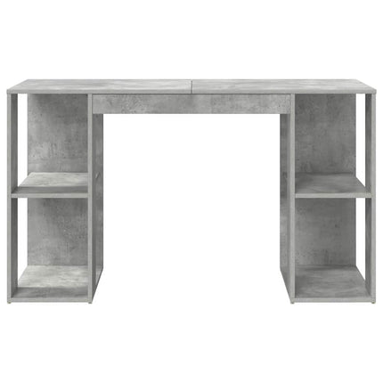 Skrivbord Betonggrå 130 x 50,5 x 75 cm Konstruerat trä