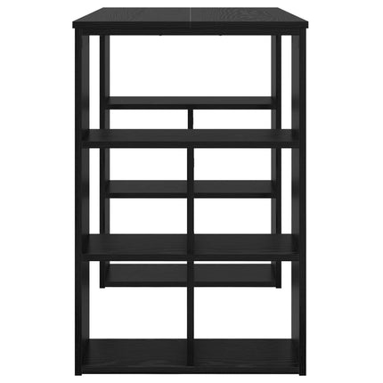 Skrivbord Svart Ek Konstruerat trä 90 x 50 x 75 cm