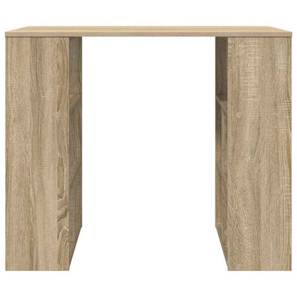 Skrivbord med hylla Sonoma-ek 90 x 50 x 75 cm Konstruerat trä