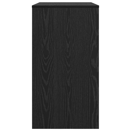 Skrivbord Svart Ek Konstruerat trä 77.5 x 43 x 79 cm