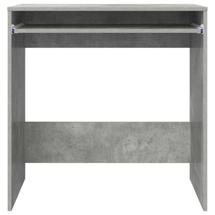 Skrivbord med låda Betonggrå 77.5 x 43 x 79 cm Konstruerat trä