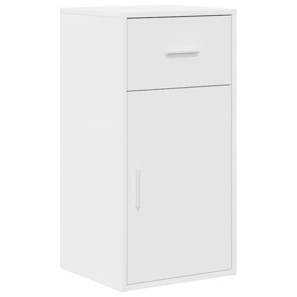 Sideboard med låda Vit 38 x 34 x 75 cm
