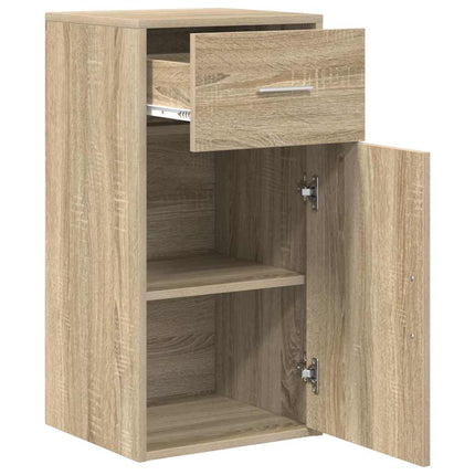 Sideboard med låda Sonoma-ek 38 x 34 x 75 cm