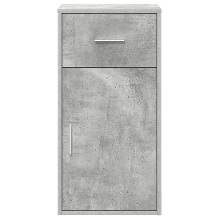 Sideboard med låda Betonggrå 38 x 34 x 75 cm