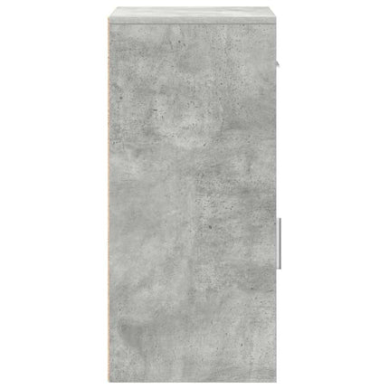 Sideboard med låda Betonggrå 38 x 34 x 75 cm