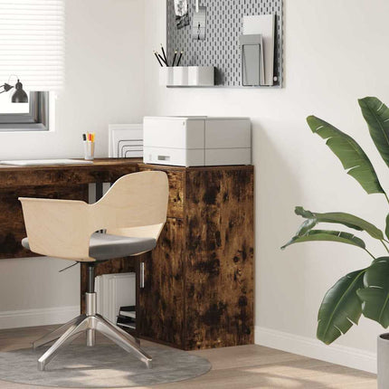 Sideboard med låda Rökt ek 38 x 34 x 75 cm