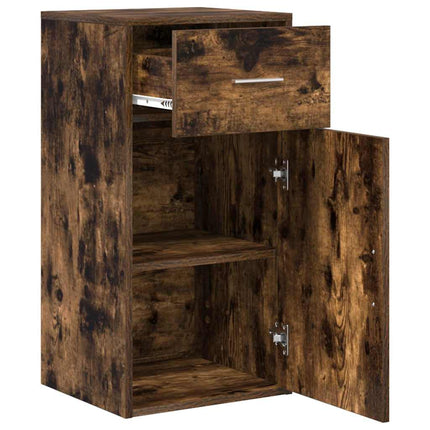 Sideboard med låda Rökt ek 38 x 34 x 75 cm