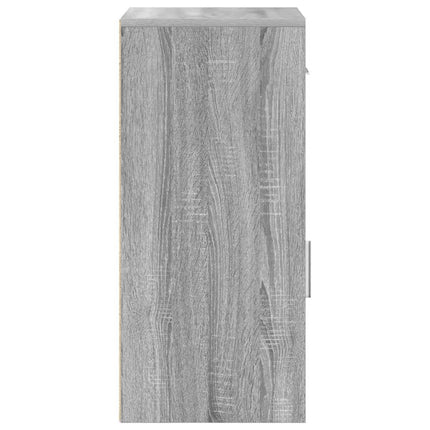 Sideboard med låda Grå Sonoma 38 x 34 x 75 cm