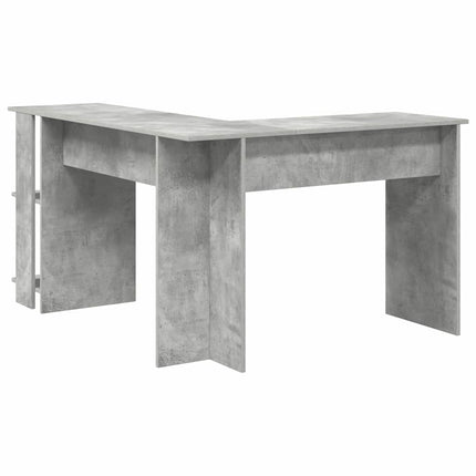 Hörnskrivbord Betonggrå 140 x 113,5 x 75 cm Konstruerat trä