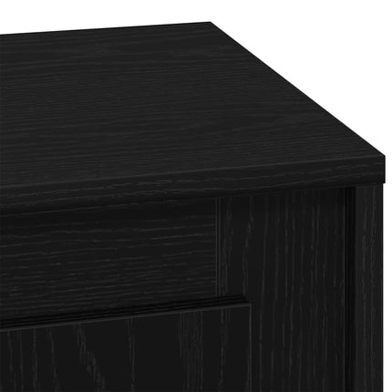 Nattduksbord 2 pcs Svart 44 x 34,5 x 45 cm Konstruerat trä