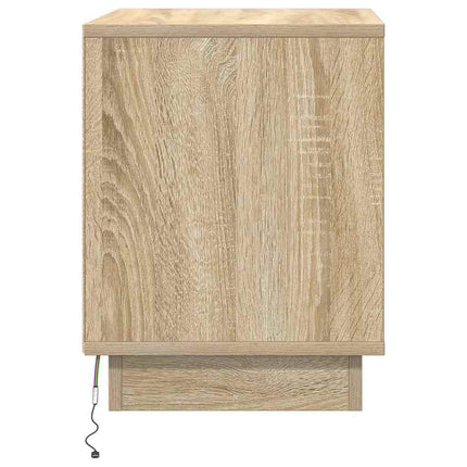 Nattduksbord Sonoma-ek 44 x 34,5 x 45 cm Konstruerat trä