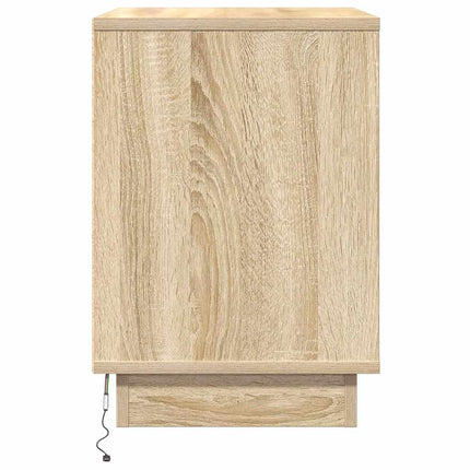 Nattduksbord Sonoma-ek 50 x 34,5 x 50 cm Konstruerat trä