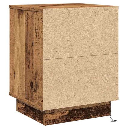 Nattduksbord Gammalt trä 39 x 34,5 x 50 cm Konstruerat trä