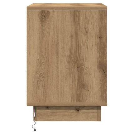 Nattduksbord 2 pcs Artisan Ek 39 x 34,5 x 50 cm Konstruerat trä