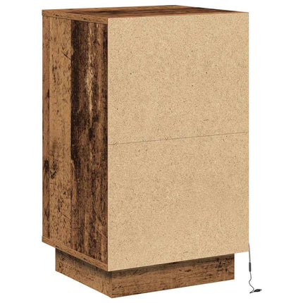 Nattduksbord Gammalt trä 39 x 34,5 x 65 cm Konstruerat trä