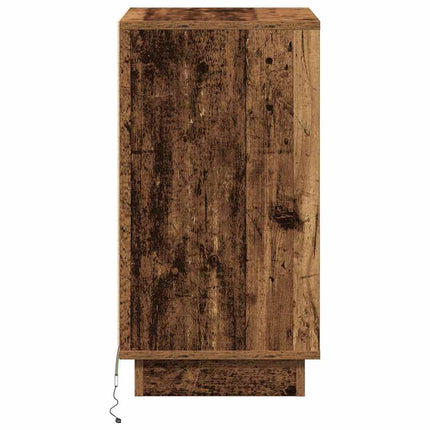 Nattduksbord Gammalt trä 39 x 34,5 x 65 cm Konstruerat trä