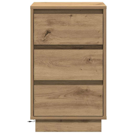 Nattduksbord Artisan Ek 39 x 34,5 x 65 cm Konstruerat trä