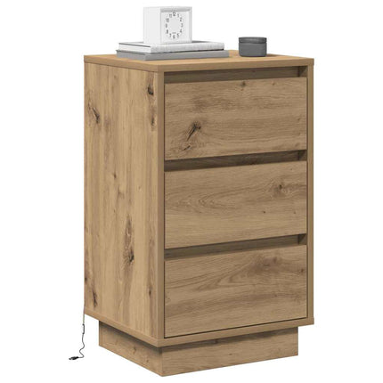 Nattduksbord Artisan Ek 39 x 34,5 x 65 cm Konstruerat trä