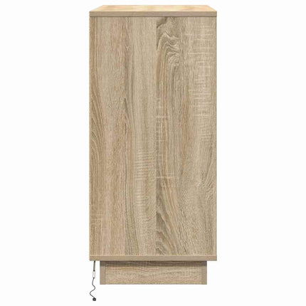 Nattduksbord Sonoma-ek 71 x 34,5 x 75 cm Konstruerat trä