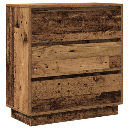 Nattduksbord Gammalt trä 71 x 34,5 x 75 cm Konstruerat trä