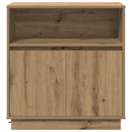LED-sido bord Artisan Ek 71 x 34,5 x 75 cm Konstruerat trä