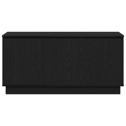 TV-skåp Svart Ek 100 x 38 x 49 cm Konstruerat trä