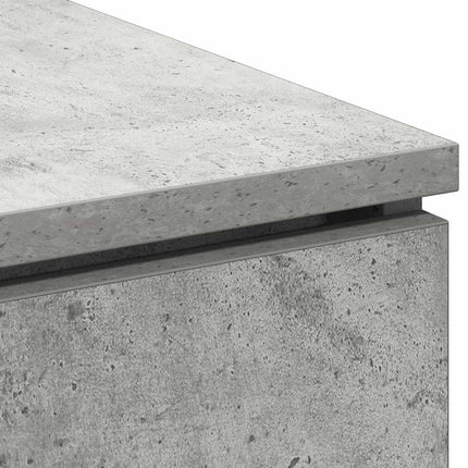 TV-skåp Betonggrå 100 x 38 x 49 cm Konstruerat trä