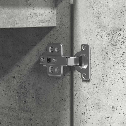 TV-skåp Betonggrå 100 x 38 x 49 cm Konstruerat trä