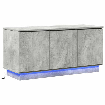 TV-skåp Betonggrå 100 x 38 x 49 cm Konstruerat trä