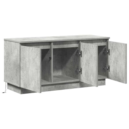 TV-skåp Betonggrå 100 x 38 x 49 cm Konstruerat trä